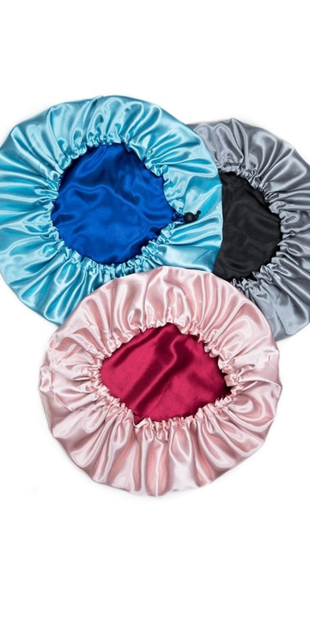 Satin Bonnets Adjustable Drawstring
