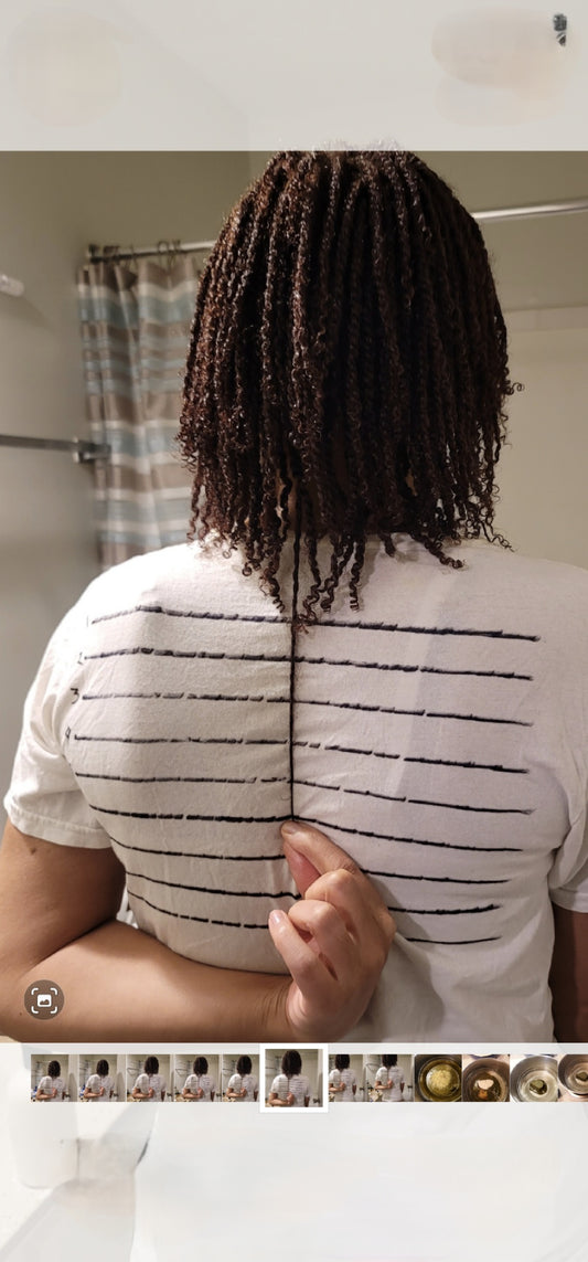 How to maximize hair growth and product use with protective styling.