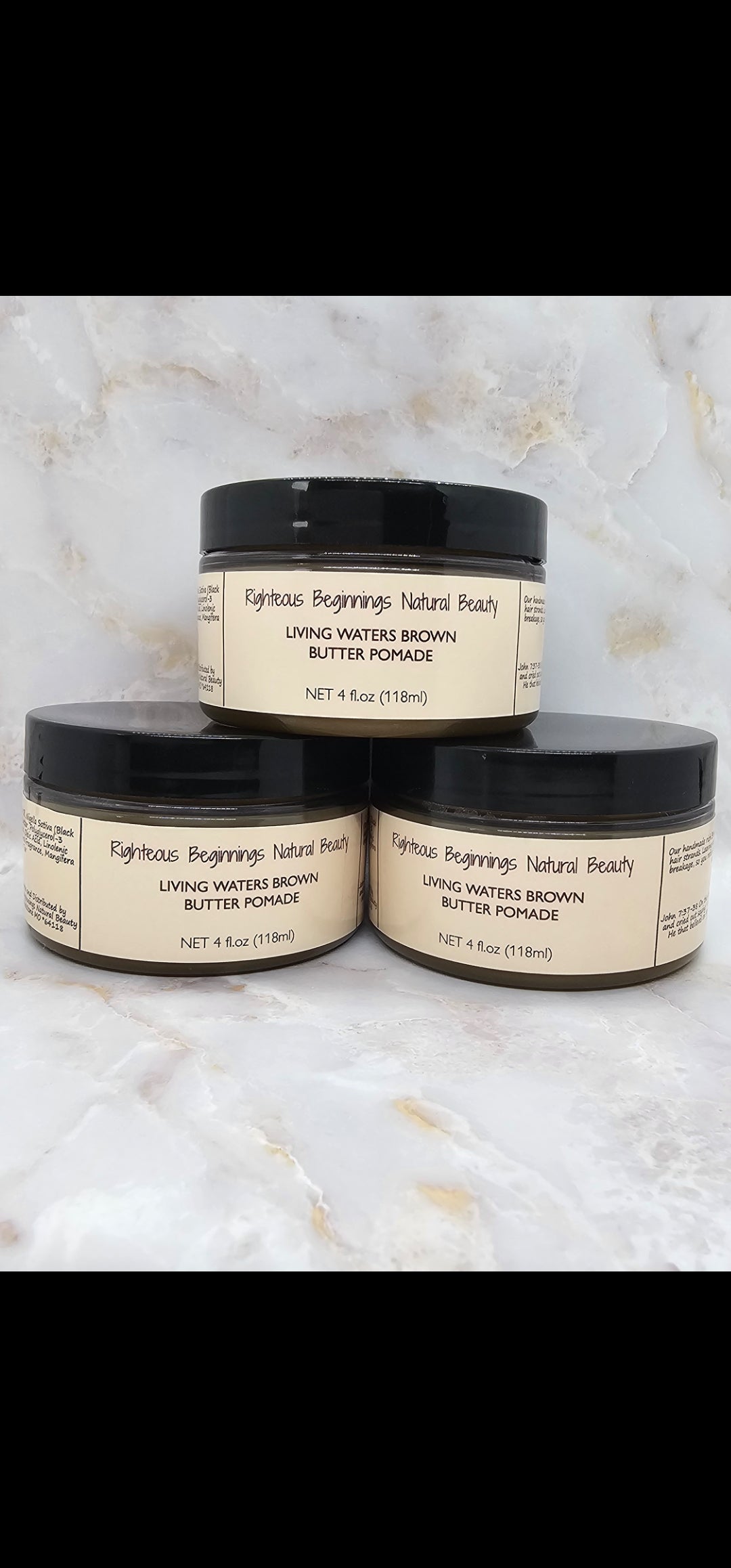 LIVING WATERS BROWN BUTTER POMADE